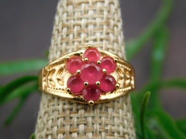 GENUINE STONE RING SIZE 4