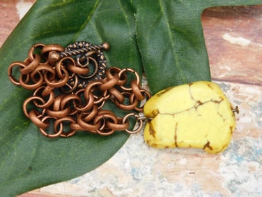 TURQUINITE PENDANT BRACELET ROCK STONE LAPIDARY SPECIMEN