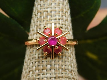 GENUINE STONE RING SIZE 4