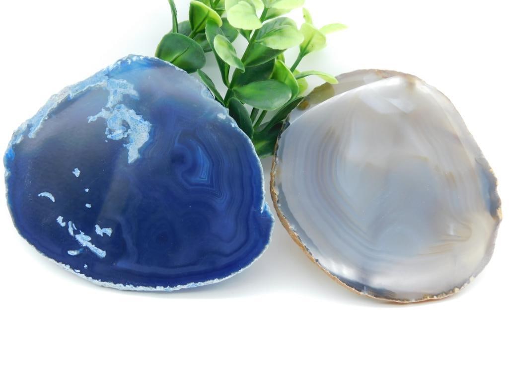 AGATE SLICE ROCK STONE LAPIDARY SPECIMEN: AGATE SLICE ROCK STONE LAPIDARY SPECIMEN