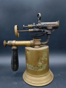 TURNER MASTER LINE BRASS BLOW TORCH VINTAGE ANTIQUE