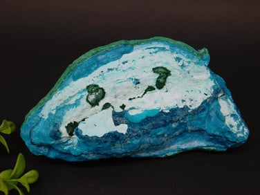 1 POUND CHRYSOCOLLA WITH MALACHITE FORMATIONS ROCK STONE LAPIDARY SPECIMEN