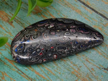 FORDITE MOTOR CITY AGATE CABOCHON ROCK STONE LAPIDARY SPECIMEN