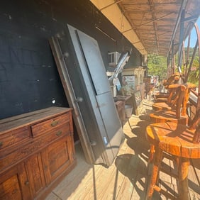 PICK UP ONLY VINTAGE CASKET COFFIN ODDITY MORTUARY