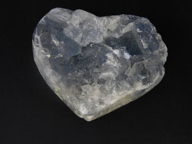 CELESTITE HEART ROCK STONE LAPIDARY SPECIMEN