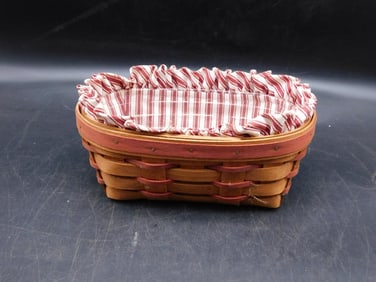 LONGABERGER WOVEN BASKET VINTAGE ANTIQUE