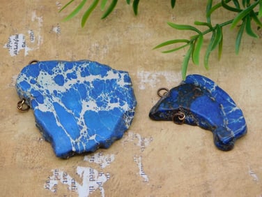 IMPRESSION JASPER PENDANTS ROCK STONE LAPIDARY SPECIMEN