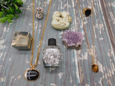 MIXED LOT ROCK STONE LAPIDARY SPECIMEN