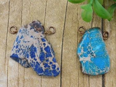 IMPRESSION JASPER PENDANTS ROCK STONE LAPIDARY SPECIMEN