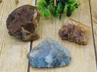 MIXED ROUGH LOT ROCK STONE LAPIDARY SPECIMEN