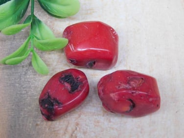 RED CORAL ROCK STONE LAPIDARY SPECIMEN