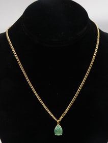 SLOCUM OPAL PENDANT ON CHAIN NECKLACE ROCK STONE LAPIDARY SPECIMEN