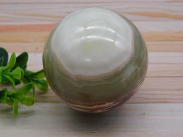 BANDED ONYX SPHERE ROCK STONE LAPIDARY SPECIMEN