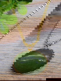 GENUINE STONE PENDANT ON CHAIN NECKLACE ROCK STONE LAPIDARY SPECIMEN