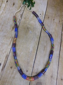 AFRICAN TRADE BEADS ROCK STONE LAPIDARY SPECIMEN