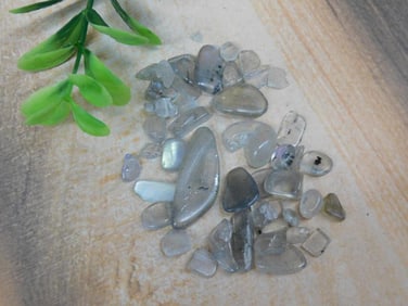 TOURMALATED QUARTZ ROCK STONE LAPIDARY SPECIMEN