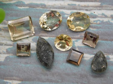 MIXED GEMSTONES ROCK STONE LAPIDARY SPECIMEN