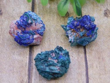 AZURITE MALACHITE PIECES ROCK STONE LAPIDARY SPECIMEN