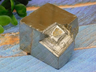 NATURAL FORMATION SPANISH PYRITE CUBE ROCK STONE LAPIDARY SPECIMEN