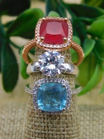 STONE RINGS ROCK STONE LAPIDARY SPECIMEN