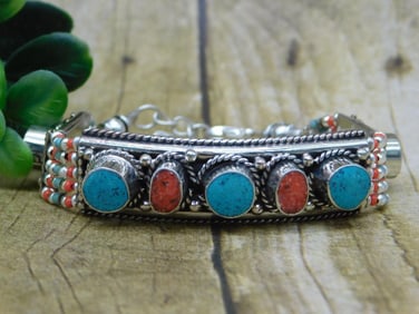 MIXED STONE BRACELET ROCK STONE LAPIDARY SPECIMEN