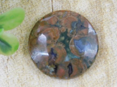 RHYOLITE CABOCHON ROCK STONE LAPIDARY SPECIMEN
