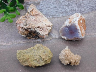MIXED ROUGH LOT ROCK STONE LAPIDARY SPECIMEN