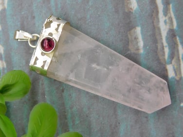 MIXED STONE PENDANT ROCK STONE LAPIDARY SPECIMEN