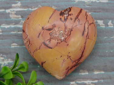 MOOKAITE HEART ROCK STONE LAPIDARY SPECIMEN