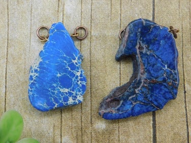 IMPRESSION JASPER PENDANTS ROCK STONE LAPIDARY SPECIMEN