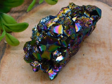 TITANIUM AMETHYST ROCK STONE LAPIDARY SPECIMEN