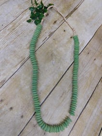 AFRICAN TRADE BEADS ROCK STONE LAPIDARY SPECIMEN