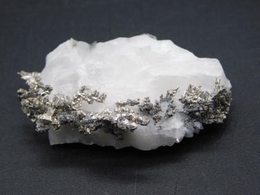 SILVER ON MIXED MINERAL SPECIMEN ROCK STONE LAPIDARY SPECIMEN