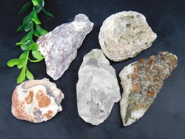 MIXED ROUGH LOT ROCK STONE LAPIDARY SPECIMEN