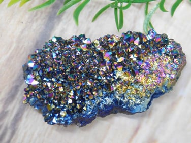 TITANIUM AMETHYST ROCK STONE LAPIDARY SPECIMEN