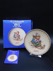 HUMMEL GOEBEL 1975 5TH ANNUAL GERMAN COLLECTORS PLATE VINTAGE ANTIQUE