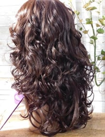 WIG with MANNEQUIN HEAD HAIRSENSE 100% PREMIUM FIBER WIG LINETT 334