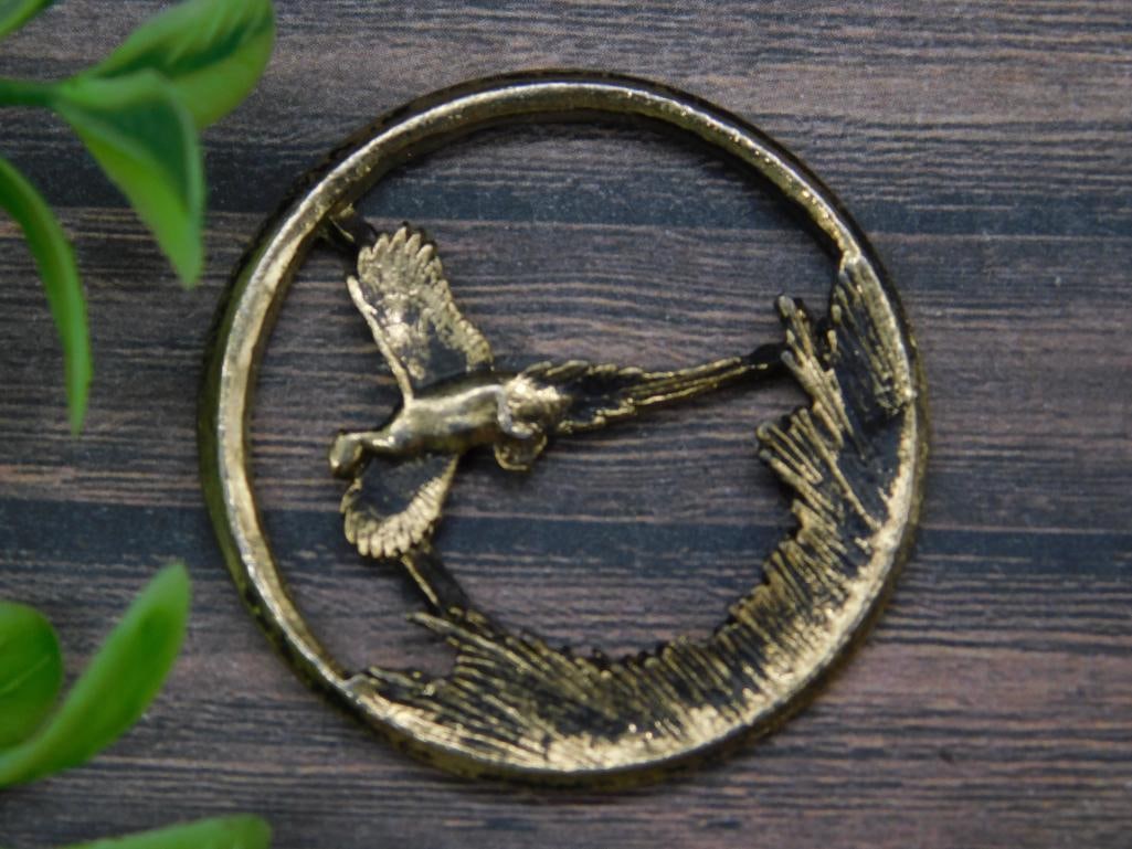 CUT COIN COLLECTIBLE VINTAGE ANTIQUE (1 of 2)