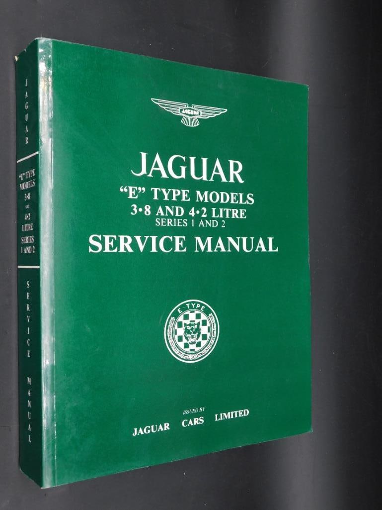 JAGUAR E TYPE MODELS GRAND TOURING MODELS SERVICE MANUAL (1 of 7)