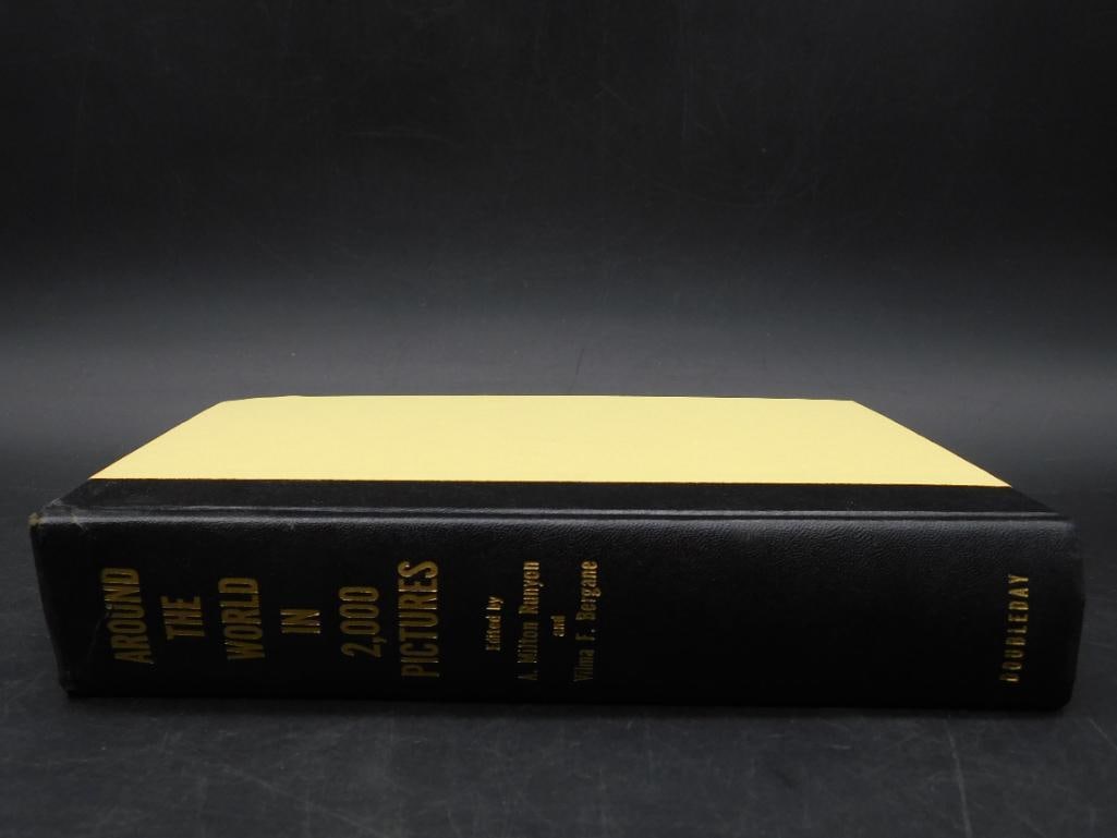 AROUND THE WORLD IN 2000 PICTURES BOOK BY A MILTON RUNYON AND VILMA F BERGANE VINTAGE ANTIQUE (1 of 6)
