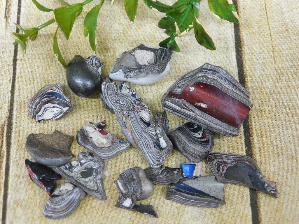 FORDITE MOTOR CITY AGATE ROCK STONE LAPIDARY SPECIMEN: FORDITE MOTOR CITY AGATE ROCK STONE LAPIDARY SPECIMEN
