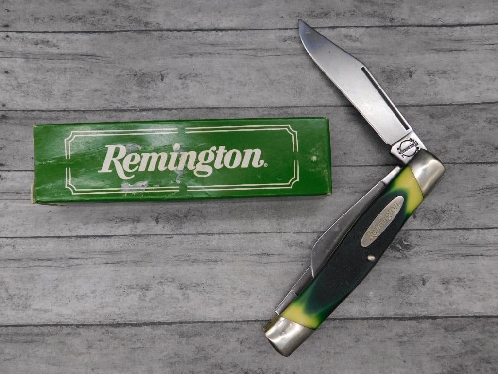 REMINGTON POCKET KNIFE WITH ORIGINAL BOX VINTAGE ANTIQUE (1 of 5)