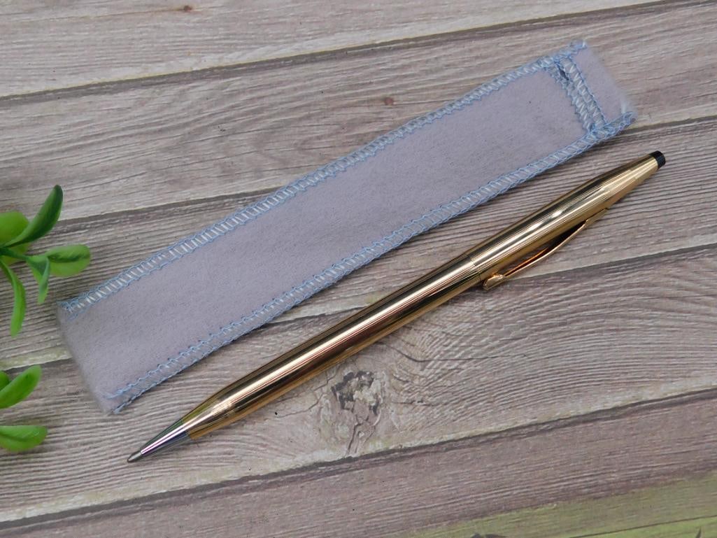 VINTAGE CROSS FOUNTAIN PEN WITH HOLDER VINTAGE ANTIQUE (1 of 6)