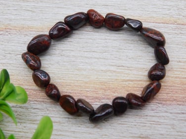 GENUINE STONE BEADED BRACELET ROCK STONE LAPIDARY SPECIMEN