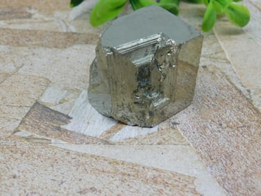ILLUSTRIOUS SPANISH PYRITE CUBE ROCK STONE LAPIDARY SPECIMEN