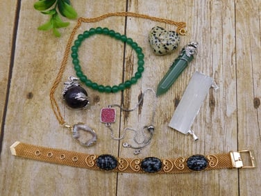 MIXED LOT ROCK STONE LAPIDARY SPECIMEN