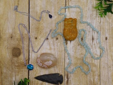 MIXED LOT ROCK STONE LAPIDARY SPECIMEN