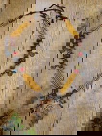 AFRICAN TRADE BEADS ROCK STONE LAPIDARY SPECIMEN