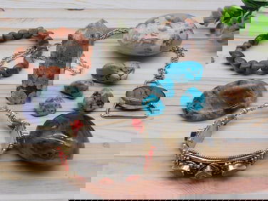 MIXED LOT ROCK STONE LAPIDARY SPECIMEN