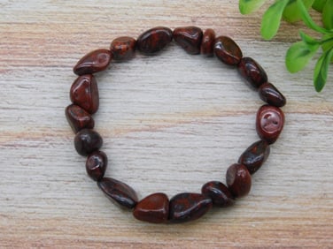 GENUINE STONE BEADED BRACELET ROCK STONE LAPIDARY SPECIMEN